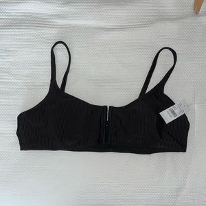Black Swimsuit Top NWT - Size XL